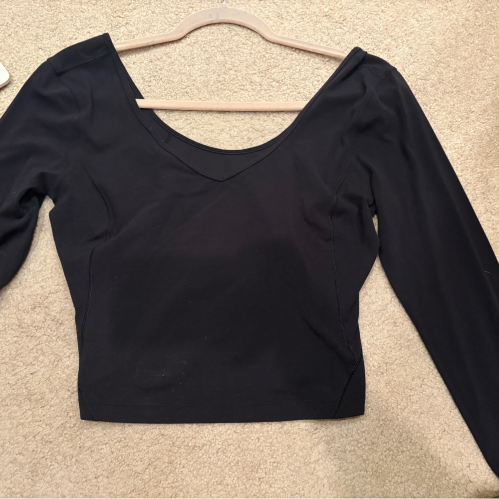 Lululemon Athletica Black long sleeve top